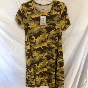 Lularoe Camo Jessie Dress